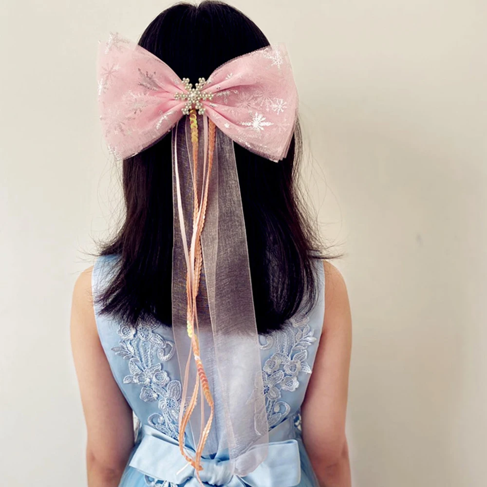 

Fashion Ribbon Large Bow Braides Hairpin For Women Girls Satin Trendy Ladies Hair Clip New Cute Barrette Hair Accessories