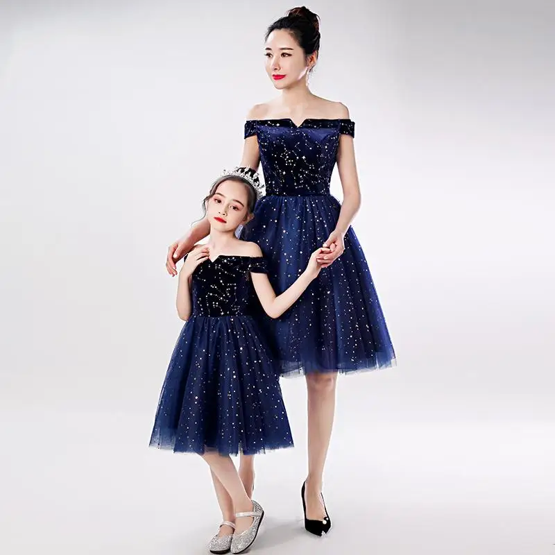 Платье пачка для мамы и дочки 2019|Сочетающаяся одежда семьи| |