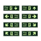 ABS люминесцентные водонепроницаемые Предупреждение ждающие знаки, выходные знаки, светящиеся выходные знаки, аварийные выходные знаки на межсекциях и коридорах