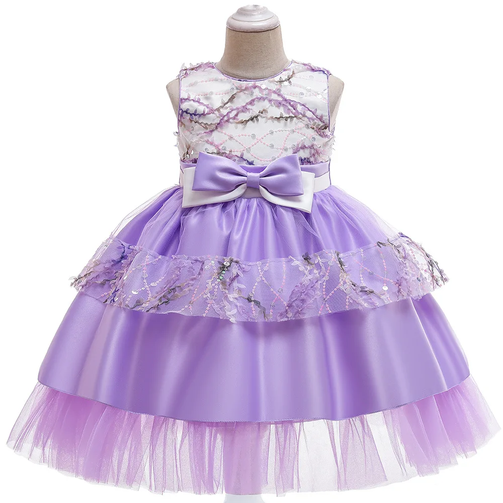 

3-10 Year Toddler Baby Tutu Dress Ball Gown Party Stage Princess Dresses Bridesmaid Flower Girl Clothes Vestido Infantil