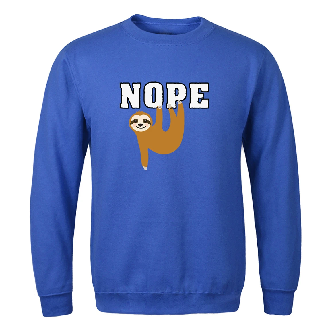 

Новинка 2020, мультяшный милый Ленивец, спортивный костюм с длинным рукавом, мужская повседневная толстовка с круглым вырезом, забавная модна...