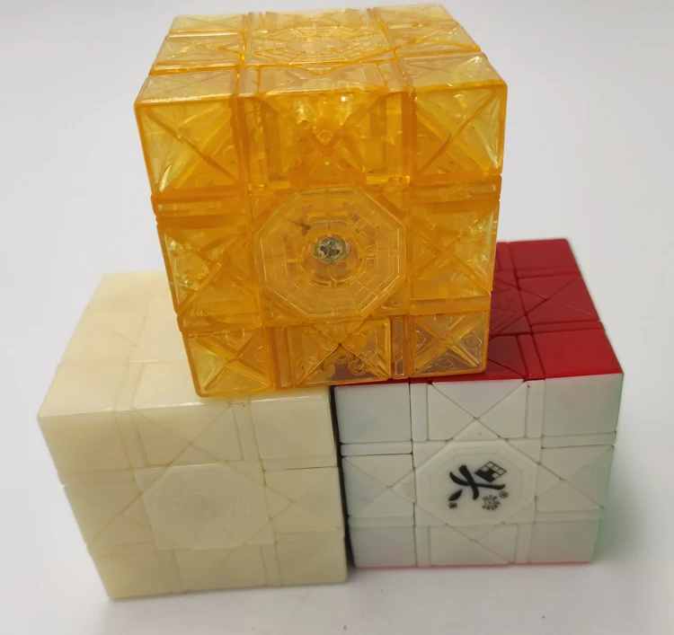 Dayan Bagua Cube Stickerless/Primary/Transprent оранжевый куб головоломка Cubo Magico образовательная