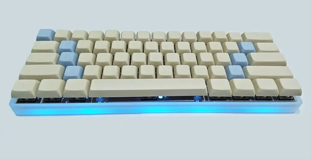 GH60 DIY Матовый Акриловый чехол с ЧПУ корпус с ЧПУ пластины PCBA стабилизаторы для 60% мини механическая клавиатура