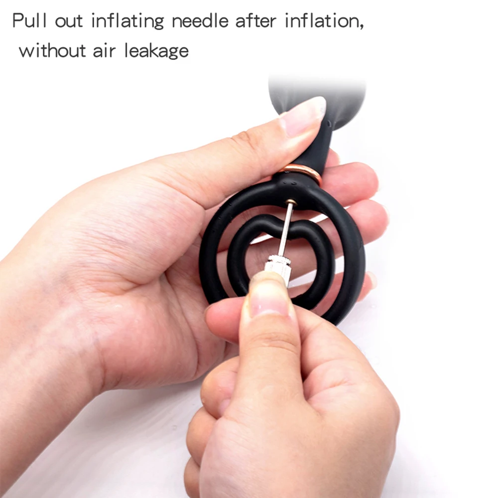 Oversized Anal Expander Silicone Inflatable Butt Plug Sex Toys For Woman Fisting Dildo Huge Big plug | Красота и здоровье