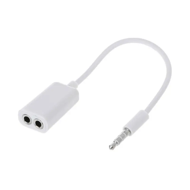 

1 Pc Car-styling 3.5mm Male AUX Jack Splits Dual 3.5mm Female Headphone Audio Adapter Car Cable Wire