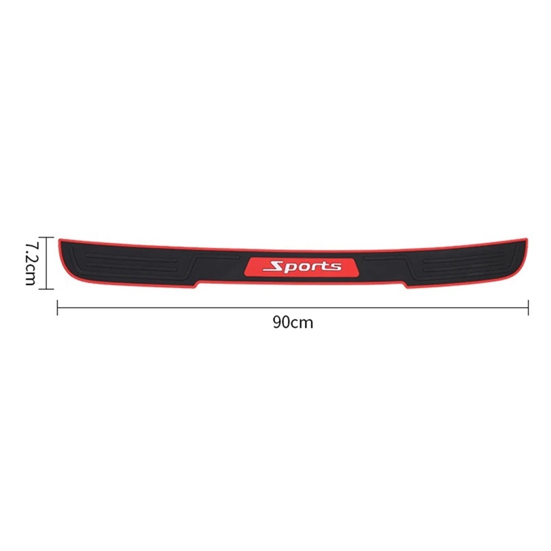 

Universal Car Bumper Protection Strip Sticker Trunk Rear Rubber Pad Decal Protector Auto Exterior Styling for SUV Accessories