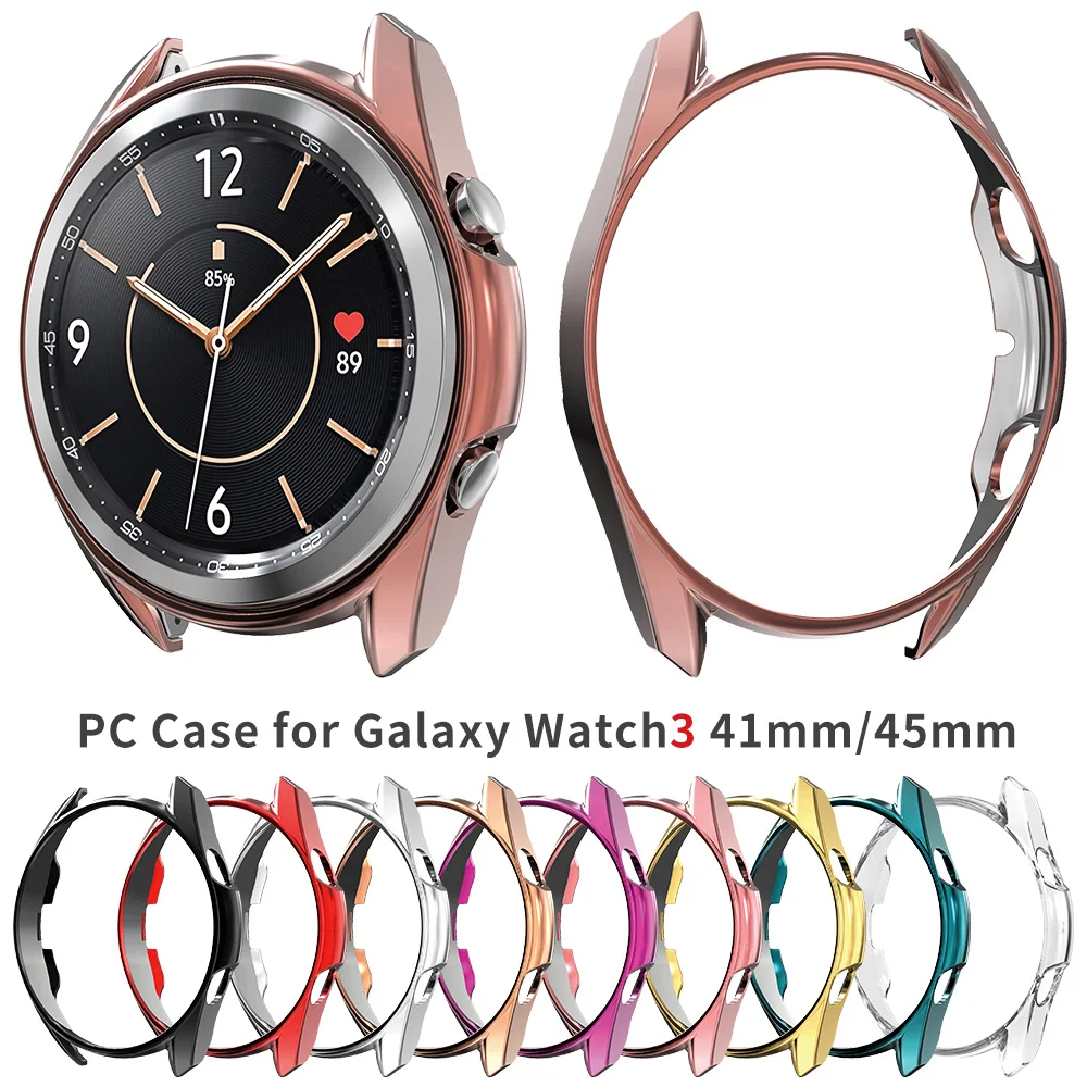 Легкий жесткий чехол из поликарбоната для Samsung Galaxy Watch 3 41 мм 45 часов тонкий бампер
