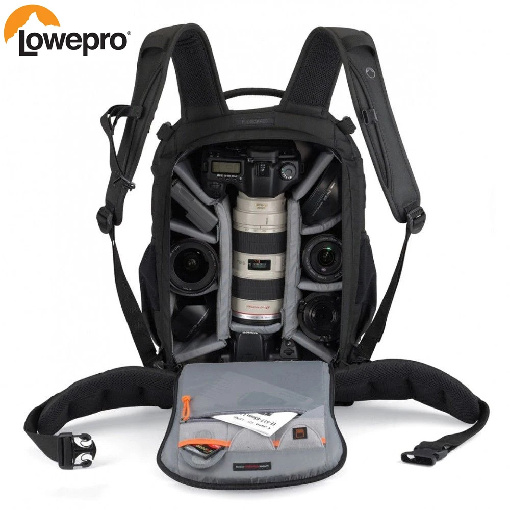 Оптовая продажа Gopro Lowepro Flipside 400 AW Цифровая зеркальная камера сумка рюкзаки с фото