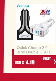 QC3.0 мини USB Автомобильное зарядное устройство для мобильного телефона планшета gps 3.1A быстрое зарядное устройство автомобильное зарядное устройство 2 порта USB автомобильный адаптер зарядного устройства для телефона в автомобиле