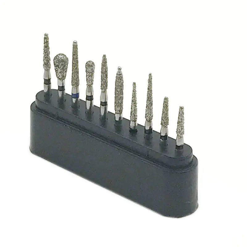 10 шт. FG1.6 скайс набор боров для полировки фарфора Стоматологический Продукт |