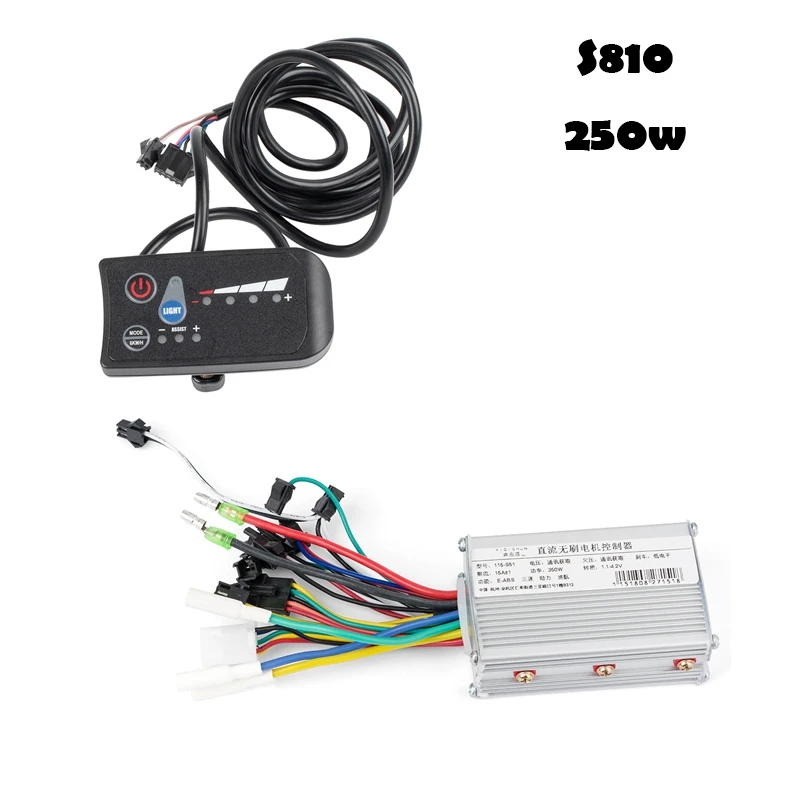Электрический велосипед бесщеточный контроллер 24V 48V 250W 36V 350W для е байка с ЖК