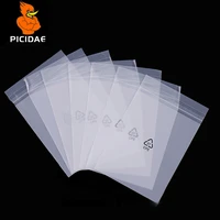 cpe self adhesive ziplock frosted packaging soft bag translucent plastic digital electronic product boutique clothing file gift