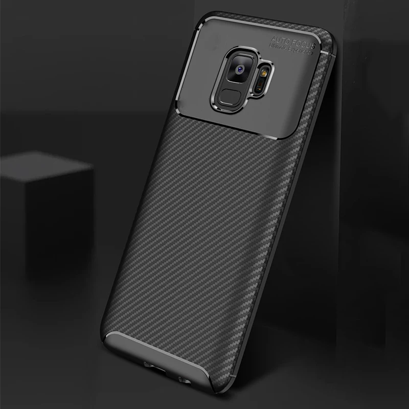 Для samsung Galaxy S9 S 9 Plus чехол роскошный чехол из углеродного волокна противоударный чехол для телефона для samsung S9+ чехол Полная защита бампер