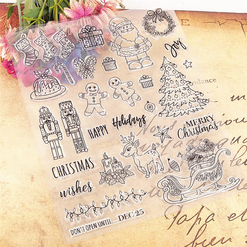 18 5x22 5 см пасхальное вечерние прозрачные уплотнения наклейки Силиконовое