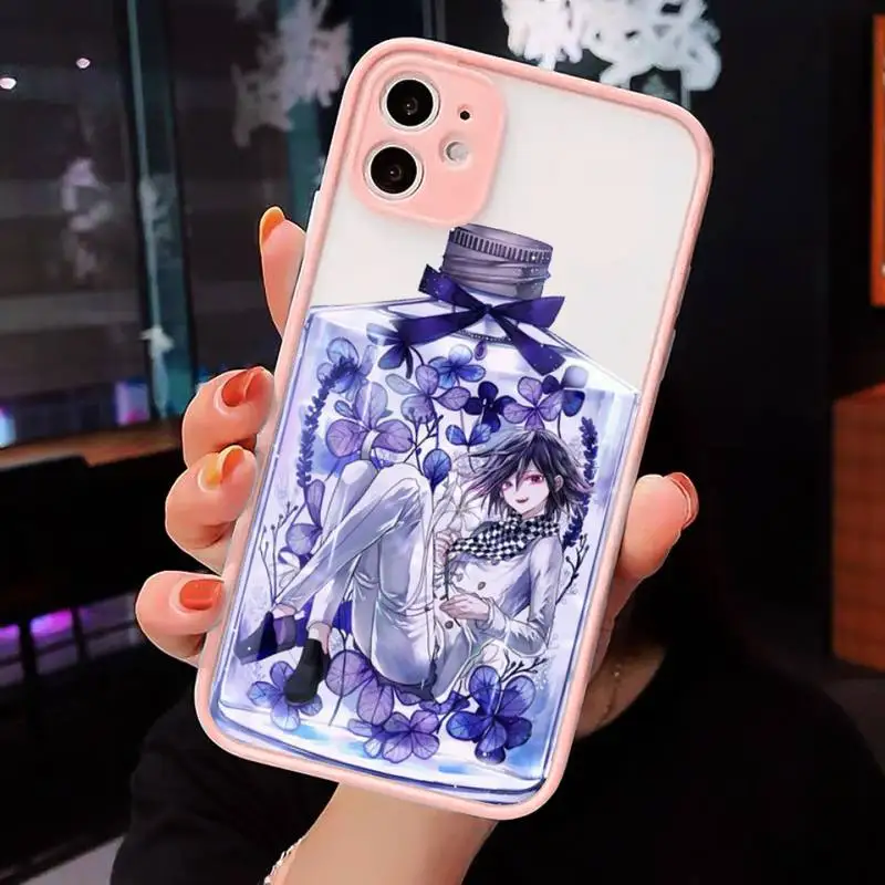 

cartoon anime Demon Slayer Phone Case Matte Transparent for iPhone 7 8 11 12 s mini pro X XS XR MAX Plus cover funda