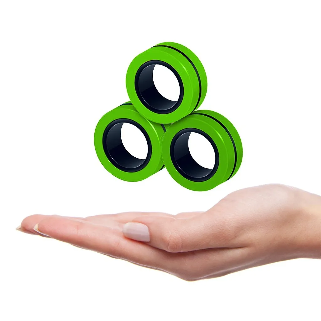 Игрушки Fidget магнитный браслет кольцо распаковать Волшебное реквизит