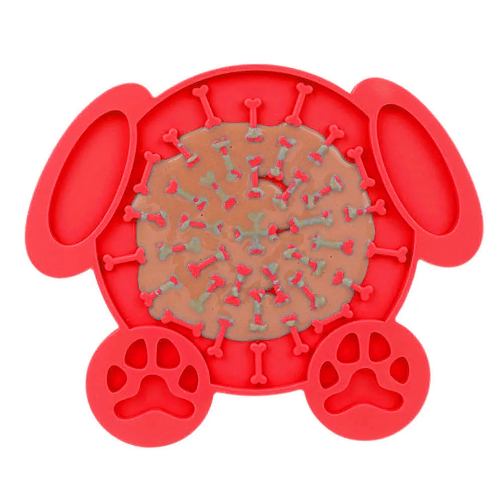 Силиконовый коврик для собачьего кормления миска домашних питомцев собак