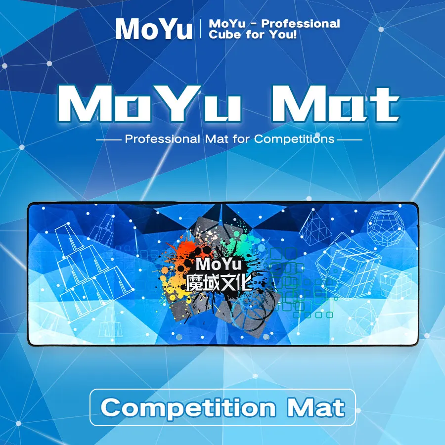 Magic Cube Puzzle MoYu Professional Cube Mat Pad Big And Small Size Training Player Competition Mats For Magic Cube Players