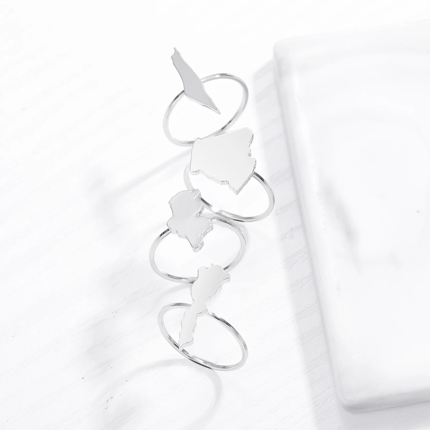 Персонализированная индивидуальная наклейка с надписью Палестина золотой