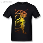 LIDU футболка для мужчин аурон-Final Fantasy X 100% хлопковая футболка Final Fantasy забавная футболка размера плюс, одежда
