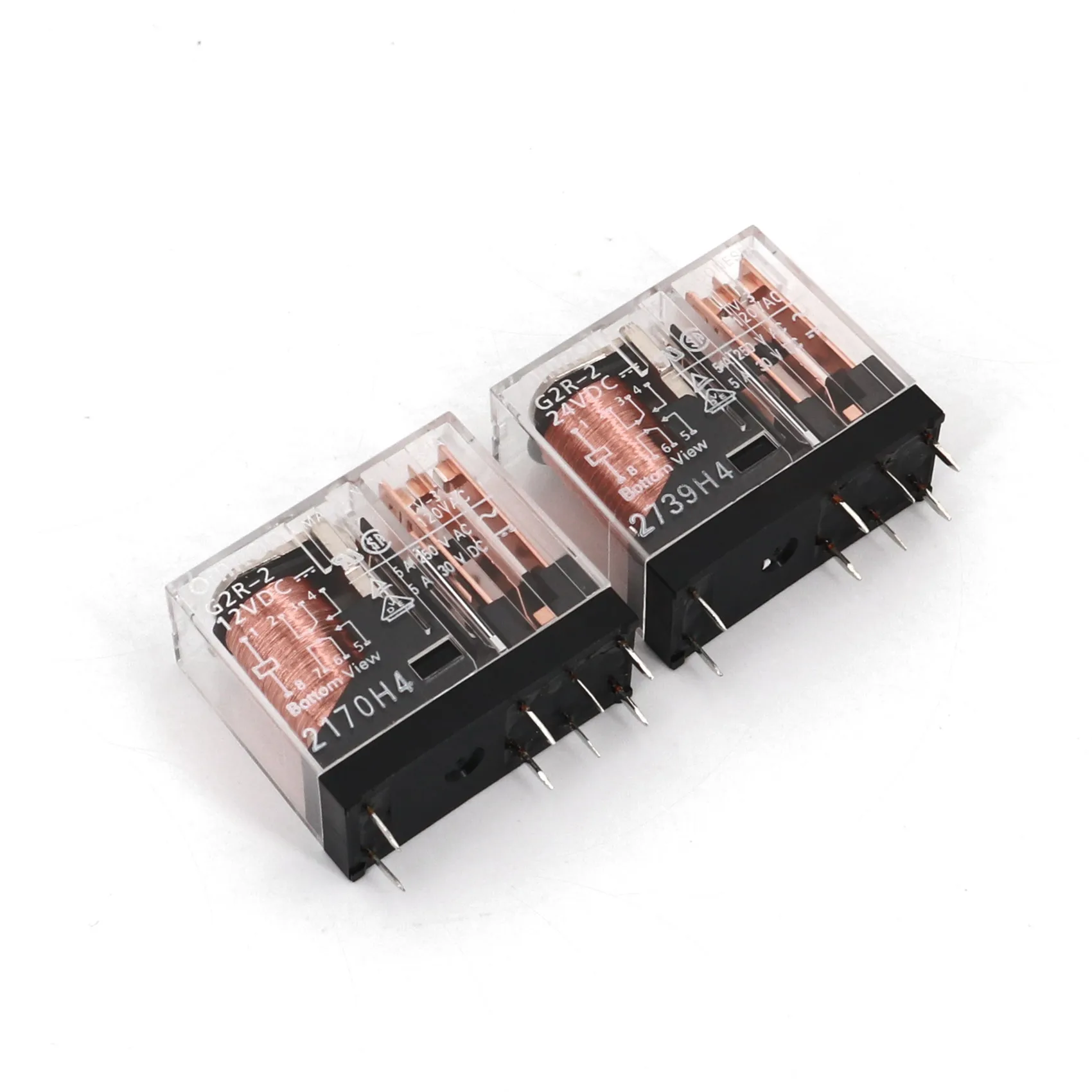 10 шт. Omron G2R 2 DC12V 24V 8Pin печатного монтажа DPDT Мощность реле 5A/250VAC|Реле| |