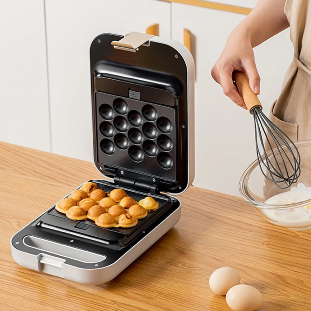 Online 3in1 Pembuat Wafel Listrik Oven Kue Telur Gelembung Mesin Waffle Sarapan Sandwich Membuat Oven Panci Fungsi Waktu Mesin Telur