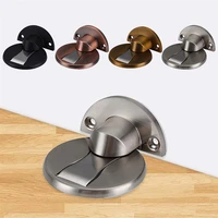 stainless steel magnetic door stopper modern magnet hidden door stops holders catch floor nail free doorstop furniture hardware