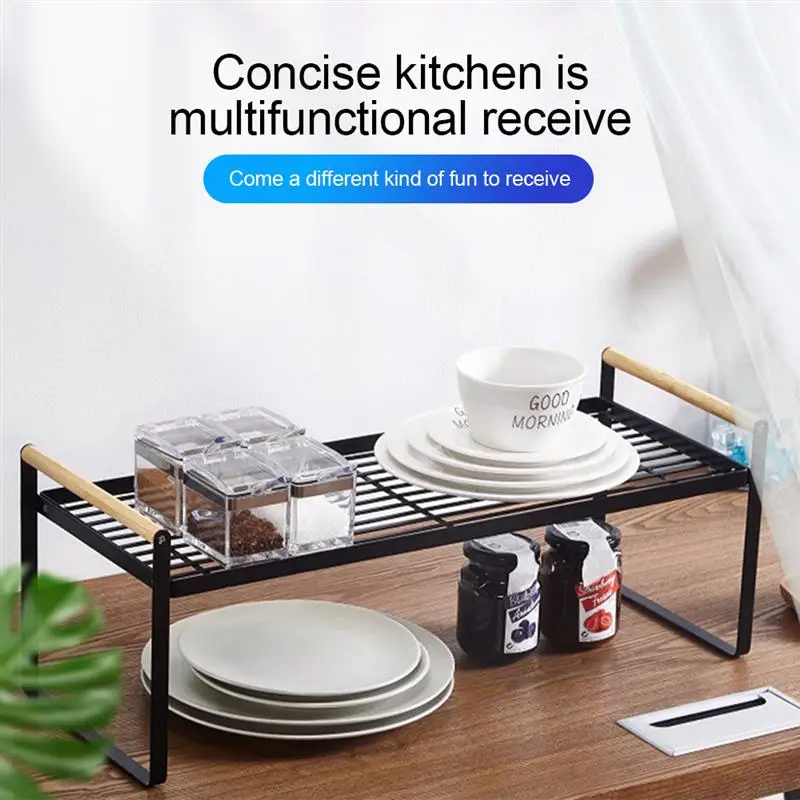 

Multilayer Kitchen Sundries Storage Rack Countertops Floors Seasoning Spices Jar Rack Dish Accessories 2021 THE NEW