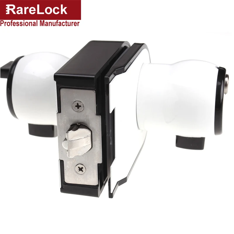 Стеклянный дверной замок с ручкой черный белый одинарный двойной для офиса