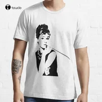 Audrey'S Breakfast Audrey Hepburn Breakfast At T-Shirt Cotton Tee Shirt