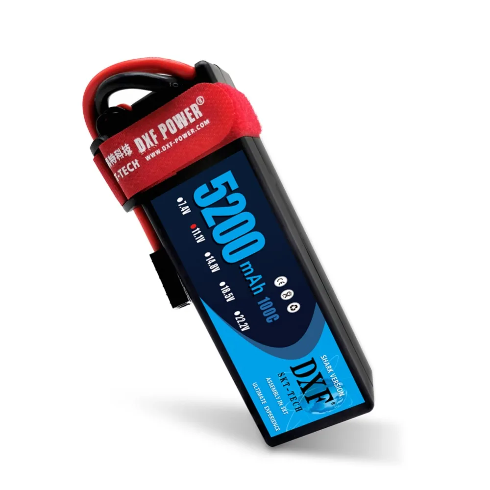 DXF 2 шт батарея lipo 2S 3S 7000mah 3500mah 11,1 V 5200mah Hardcase 100C 200C 11,1 V 2700mah 30C для дрона вертолета 1/8 RC автомобиля