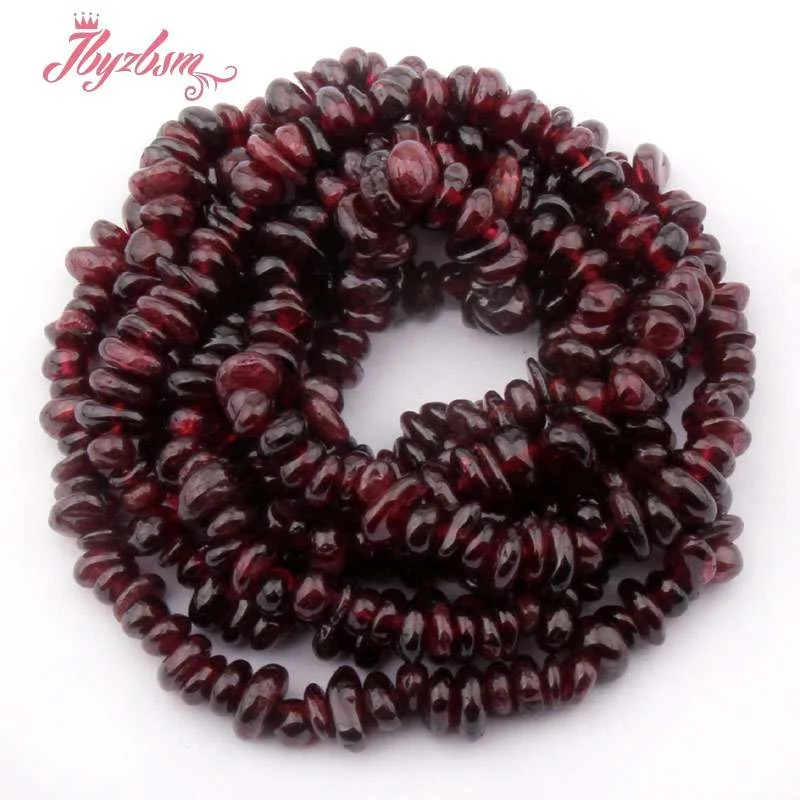 Бусины из натурального камня с красным гранатом 3x5 5x7 мм|jewelry trade show displays|jewelry mazejewelry