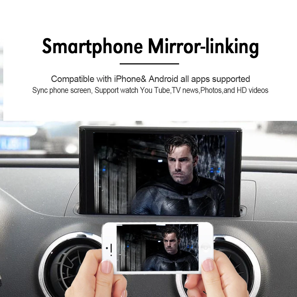 Carlinkit Декодер Беспроводной CarPlay Android авто для AUDI A3 Q2 Q2L MMI3G + Мультимедиа AirPlay
