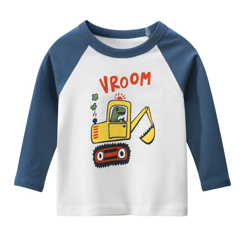 Футболка с длинным рукавом для мальчиков 2-9 лет | Мать и ребенок