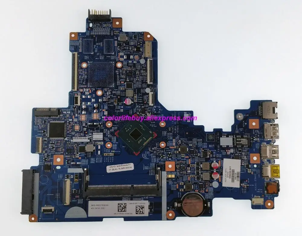 Genuine 856695-601 856695-001 448.08D01.0011 UMA w N3060 CPU Laptop Motherboard for HP Notebook 17 17-X 17T-X000 Series PC