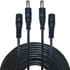 Удлинительный кабель питания постоянного тока 12 В, 5,5*2,1 мм, штекер, гнездо, 1 м, 2 м, 3 м, 5 м, 10 м, шнур для подключения светодиодной ленты, камеры видеонаблюдения, DVR