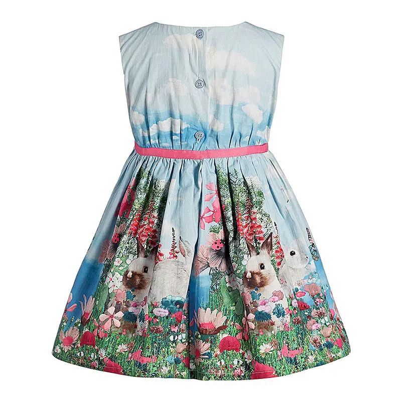 Платье детское с цветочным принтом без рукавов на возраст 0-8 лет | Мобильные