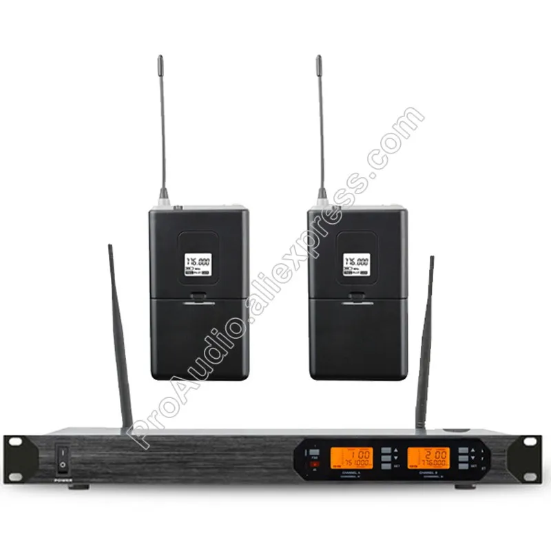 Микрофон MiCWL 3828 беспроводной 8 настольный микрофон и Двухканальный петличный D200