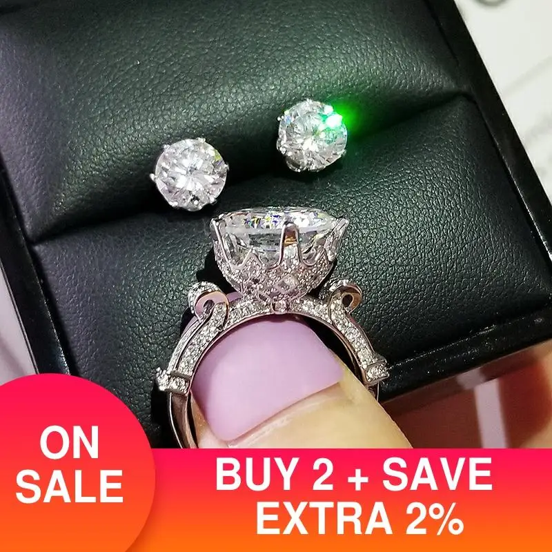 2 шт./упаковка серьги-гвоздики в виде кольца | Украшения и аксессуары