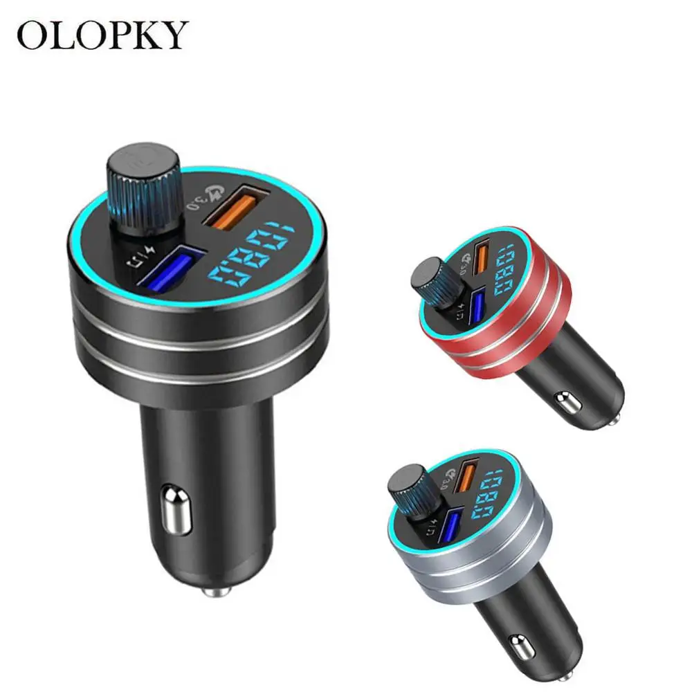 Новое автомобильное зарядное устройство Bluetooth QC3.0 быстрая зарядка свободные руки