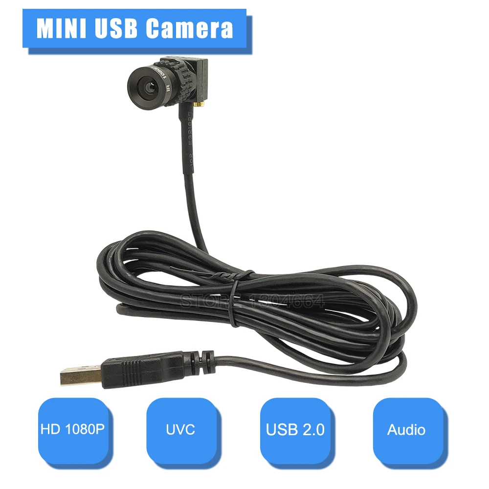 Мини камера видеонаблюдения HD1080P с разъемом USB микро 2 0 мегапиксельная usb UVC мини