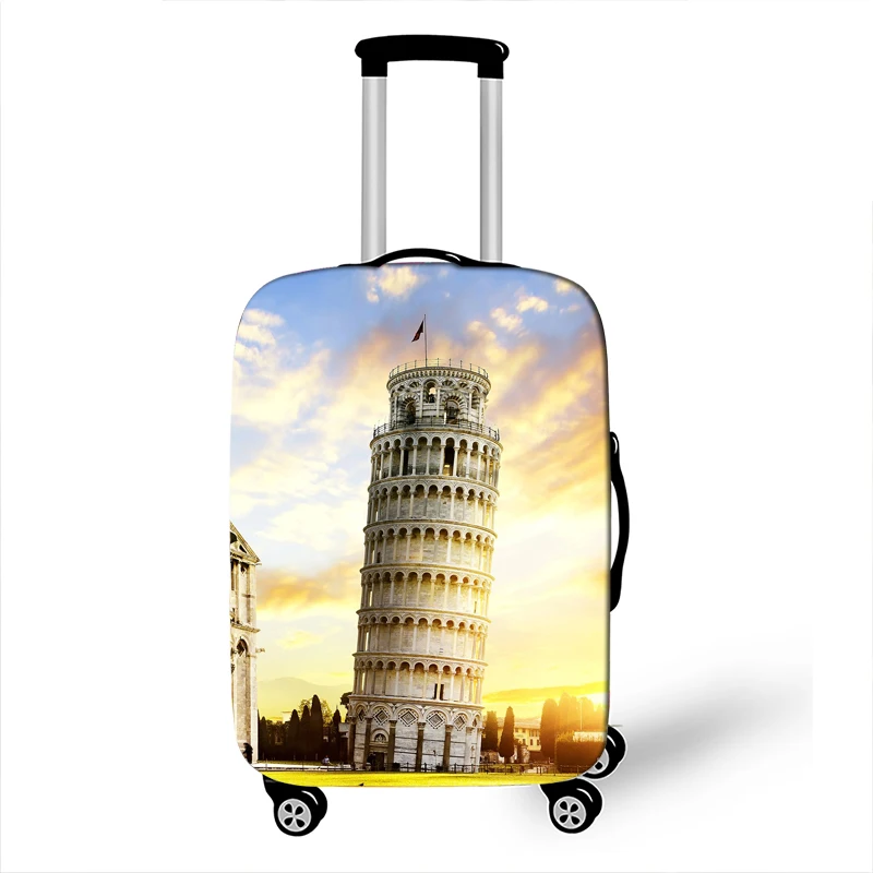 Защитный чехол для чемодана с принтом пейзажа мультяшный Дорожный Чехол на