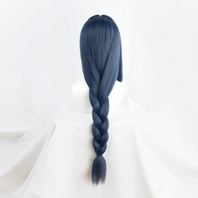 

80cm Kawaii Blue Anime Braid Cosplay Hair Products For Women Halloween Carnival Hair Anime Princess Party Dress Up