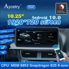Автомобильный мультимедийный плеер Qualcomm, проигрыватель с 8 ядрами, 4G LTE, Android 10, GPS, радио, для Audi A4L, B8, A5 2009-2016, 3G, 3G + MMI