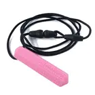 Силиконовый Прорезыватель для зубов, детское жевательное ожерелье, сенсорная Жевательная подвеска игрушки для страдающих аутизмом ADHD