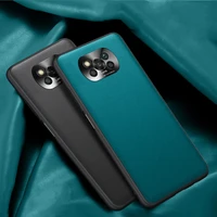 luxury leather case for xiaomi mi poco f3 x3 nfc x3pro m3 camera metal lens protector cover mobile phone case shell coque fundas