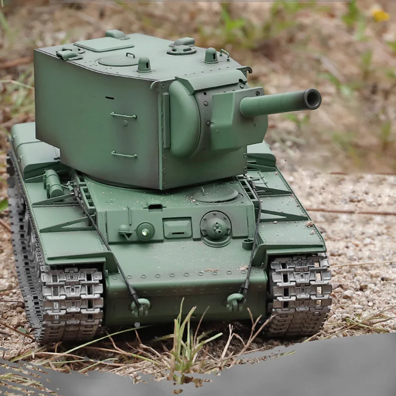 In Stock Henglong 1/16 7.0 Customized Soviet KV-2 Gigant RTR RC Tank 3949 Metal Tracks Outdoor Games TH19753-SMT2 | Игрушки и хобби