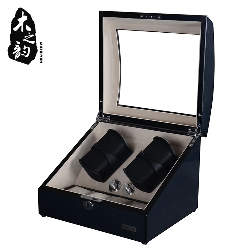 Часы Winder Box чехол для хранения шейкер дисплей автоматический деревянный два
