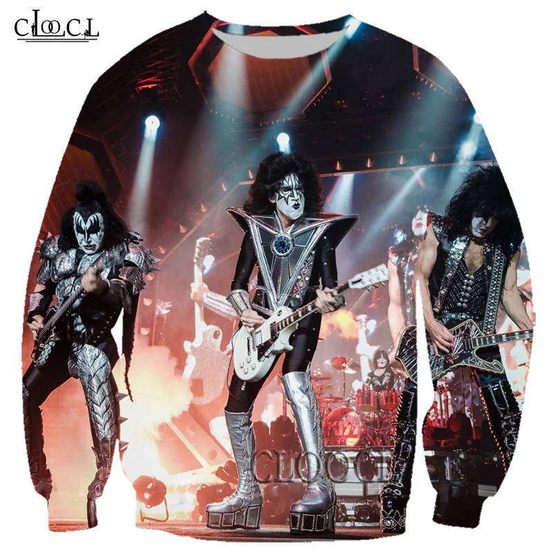 HX новинка популярная рок металлическая поцелующая Лента 3D печать для мужчин и