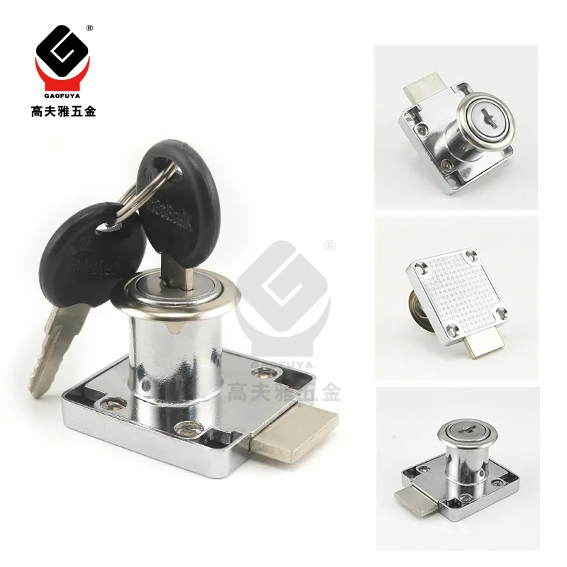 

Drawer Locks 2 Keys Cabinet Lock Furniture Hardware 138-22/32mm